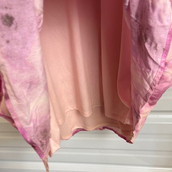 Abound Pink Flutter Sleeve v- Neck Tie Neck Sundress - Picture 5 of 8